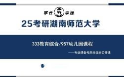 湖南师范大学学前教育考研