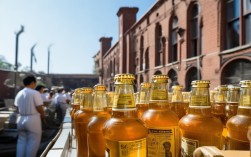 渭南市脾酒厂里，渭南啤酒厂