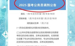 国考2025调剂公告有哪些变化？