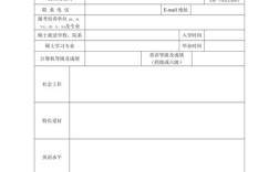 考博历史系本人自述模板