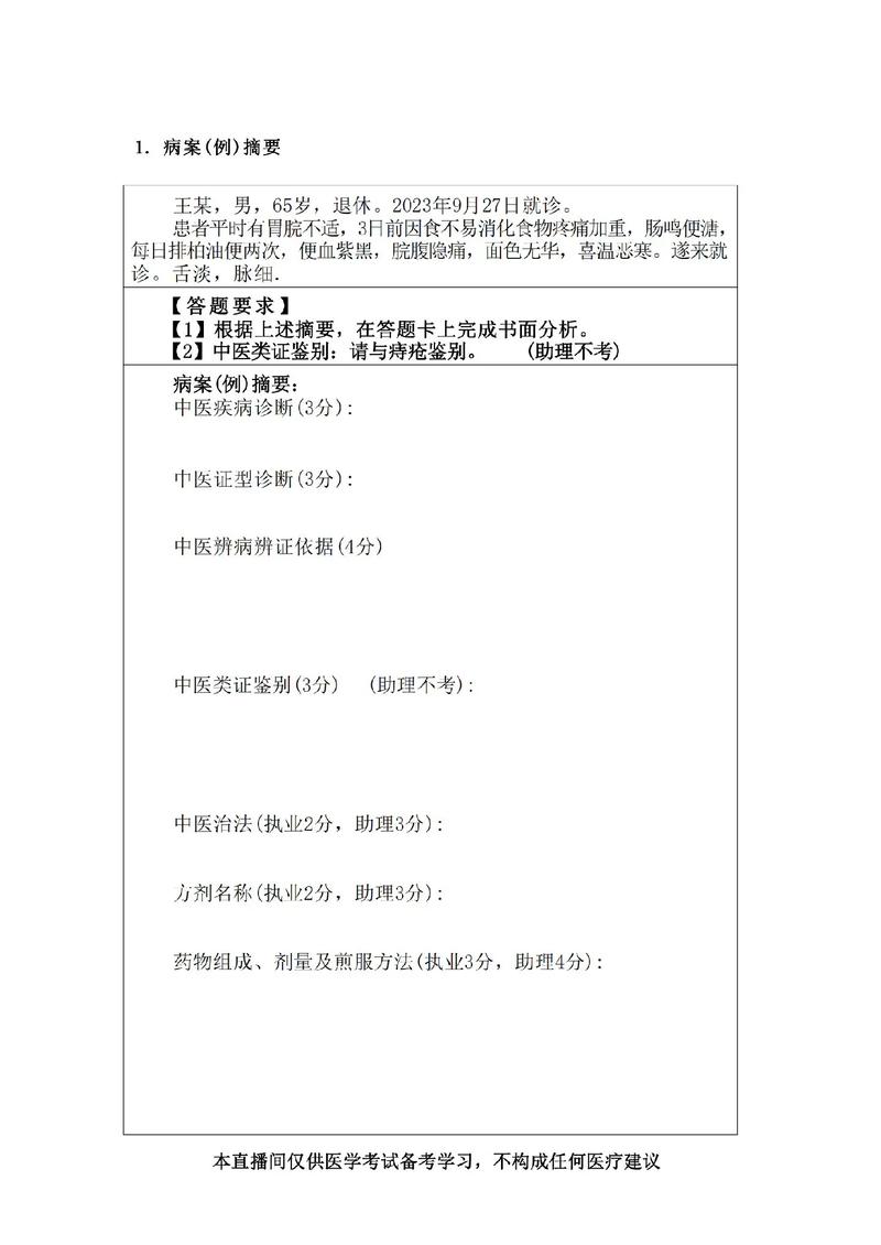 中国中医研究院考博真题难度如何？-图3