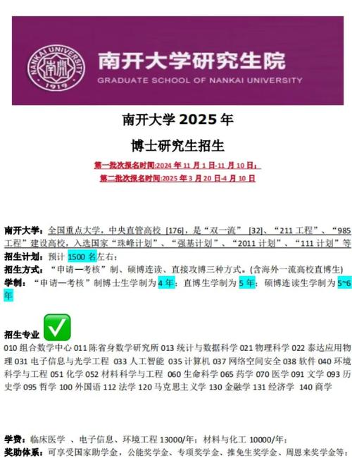 南开大学考博招生信息网-图1 南开大学考博招生信息网-图1