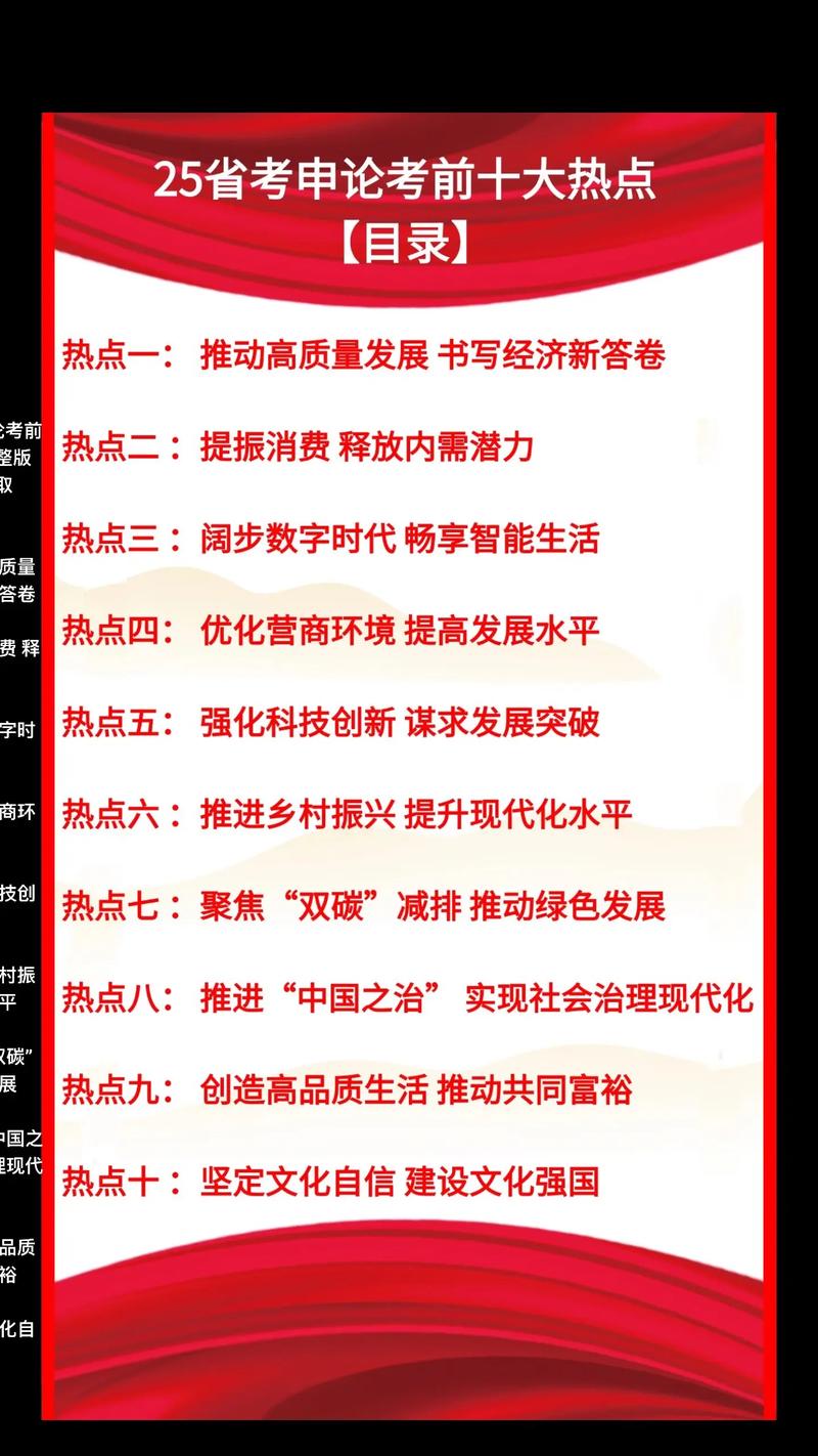 2025国考申论热点有哪些命题方向？-图1