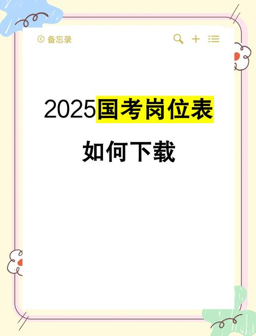 2025国考岗位何时发布?有哪些新增职位?-图1 2025国考岗位何时发布?有哪些新增职位?-图1