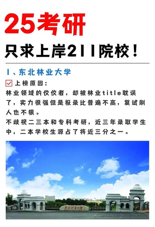 哪些211大学考研难度较低？-图1