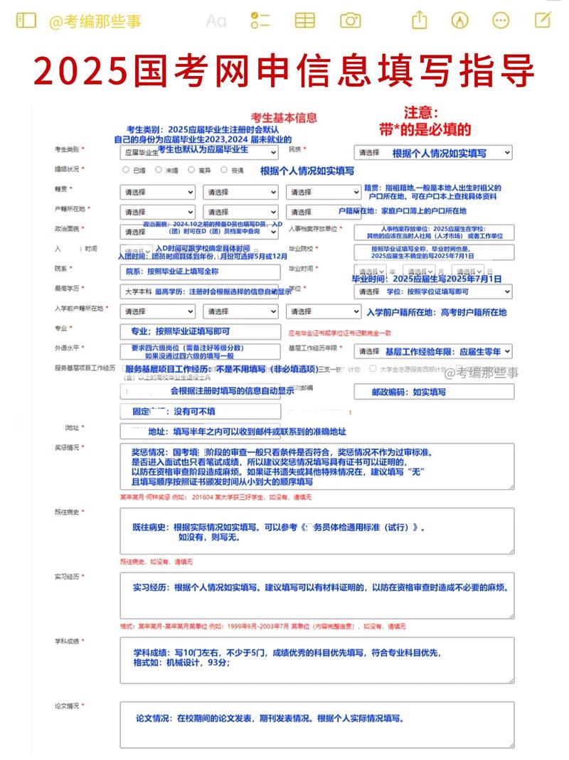 2025国考报名格式有哪些注意事项？-图1