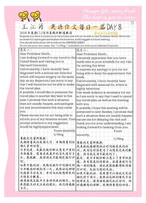 考研英语小作文万能模板-图2