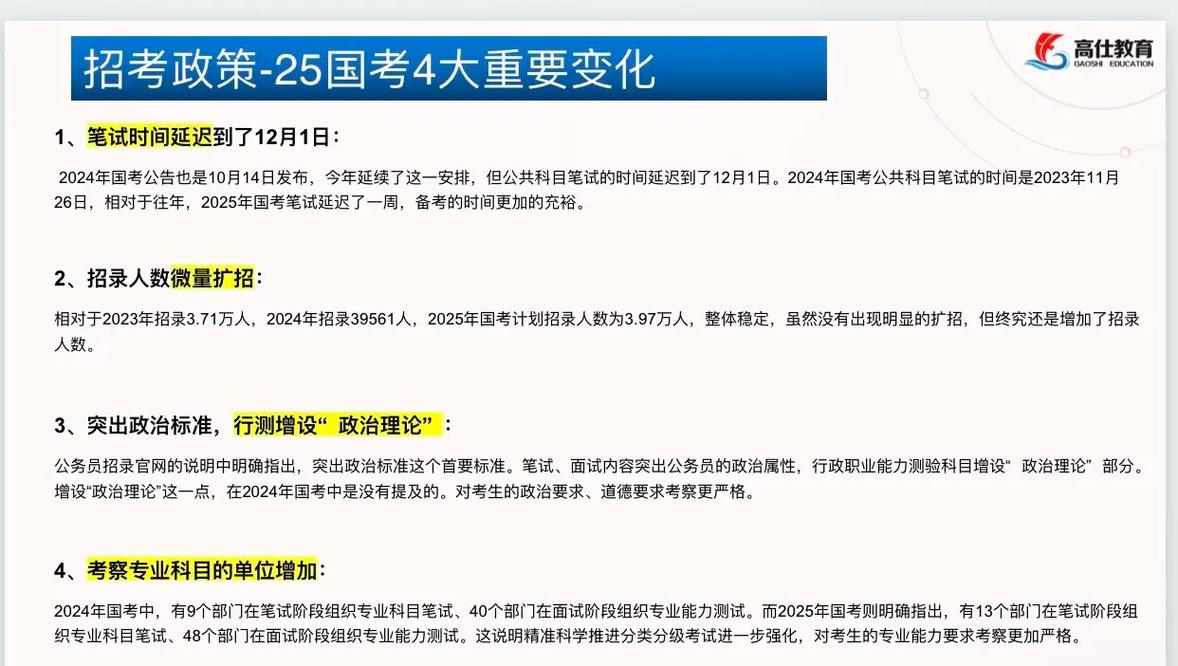 2025国考政策倾向有哪些新变化？-图2