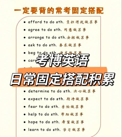 考博英语词组搭配怎么背才高效？-图1