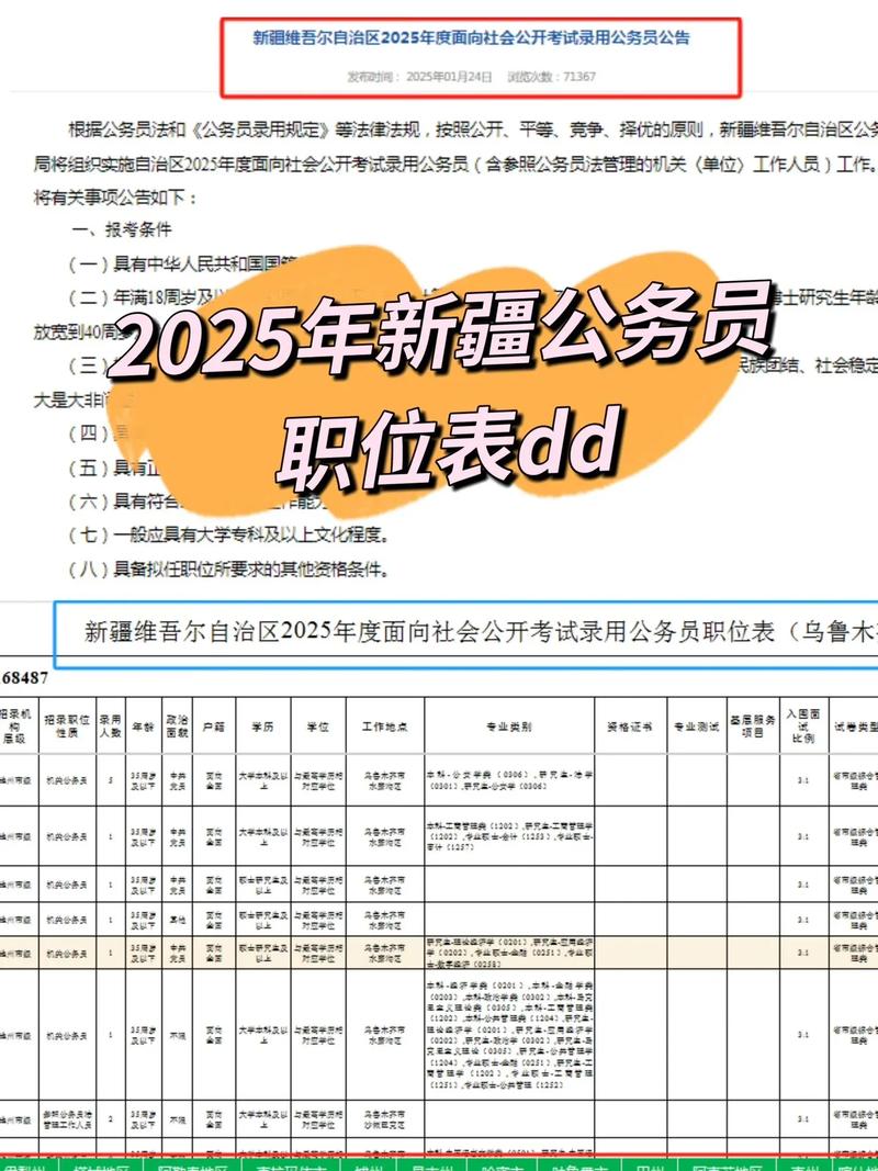 新疆2025国考职位何时发布？-图2