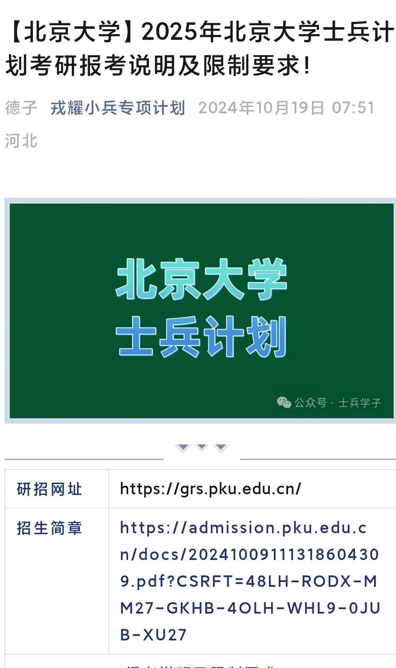 北大退伍士兵考研有何特殊政策？-图1