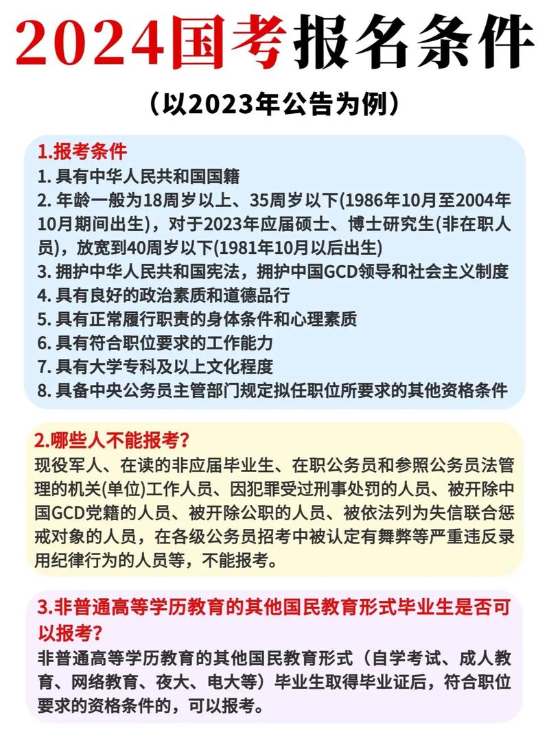 省考国考报考条件有何不同？-图2