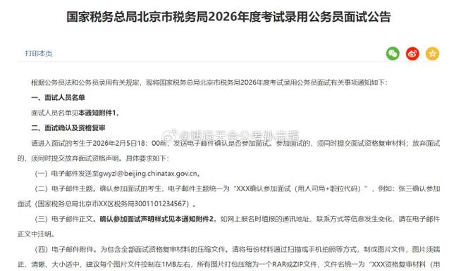 国税面试公告何时发布？-图3