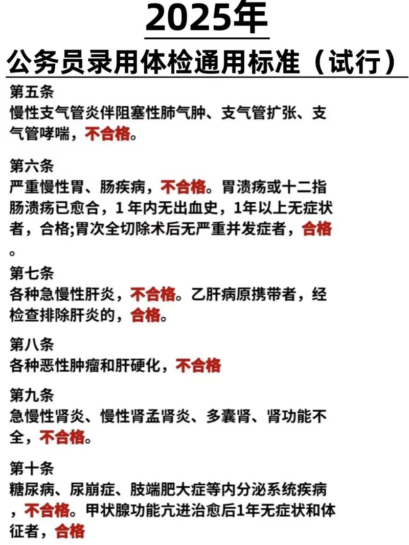 2025滨州国考体检标准有哪些？-图2