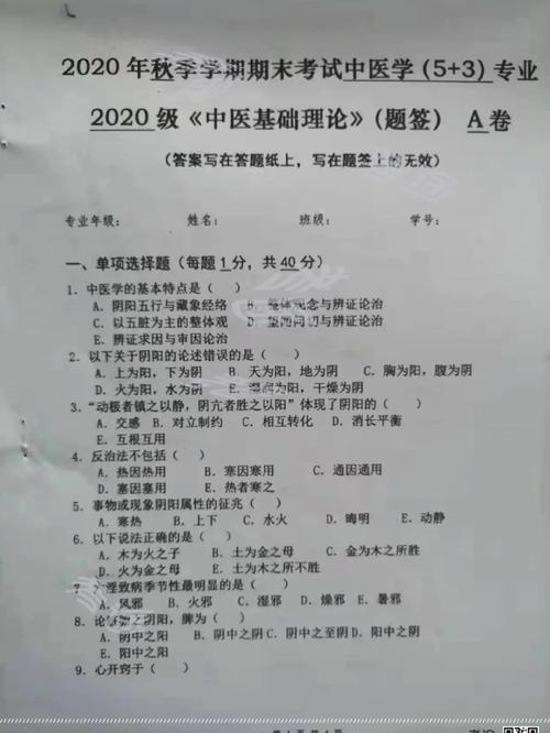 中医基础理论考研真题怎么复习?-图1 中医基础理论考研真题怎么复习?-图1