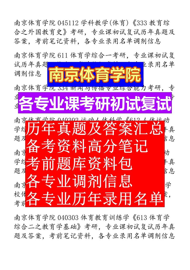 南京体育学院体育考研-图1
